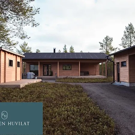 Villa Hirsihuvila Letto, Pihasauna & Ulkoporeamme *
