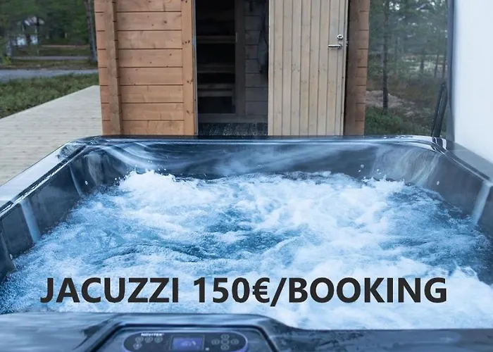 Hirsihuvila Letto, Pihasauna & Ulkoporeamme 别墅